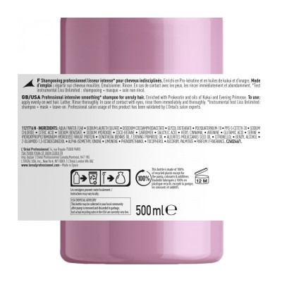 L'Oreal New Serie Expert Liss Unlimited Shampoo 500 ml