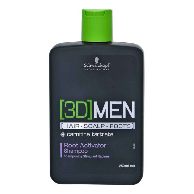 Schwarzkopf 3D Men Root Activator Shampoo 250 ml