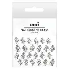 E.Mi Nailcrust 5D Glass No.5 Geometry