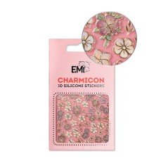 E.MiLac Charmicon 3D Sticker No.134 Flowers Mix