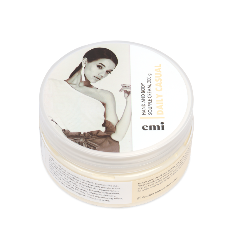 E.Mi Hand and Body Souffle Cream Daily Casual 200 gr
