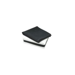 Sibel Invincibile Serviette en coton noir 50x80 cm