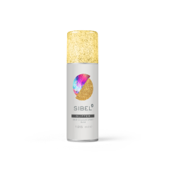 Sibel Color Hair Spray Glitter Oro 125 ml
