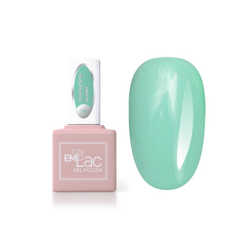 E.MiLac 198 Turquoise Icing 9 ml