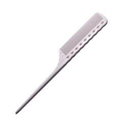 Y.S. Park Tail Comb YS-115 Blanc