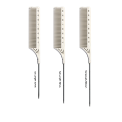 Y.S. Park Tail Comb YS-182-80 Bianco