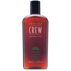 American Crew Shampooing 3-en-1 Tea Tree 450 ml