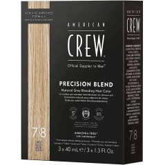 American Crew Precision Blend 7-8 Light Blond 3 x 40 ml