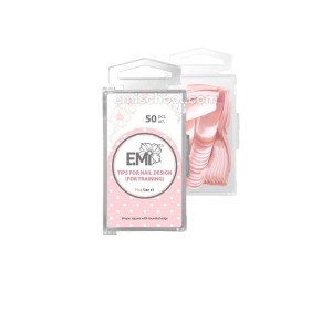 E.Mi Pink Oval Tips Size 1 For Training 50pz