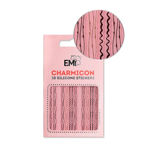E.Mi Charmicon 3D Silicone Stickers  Lines 122