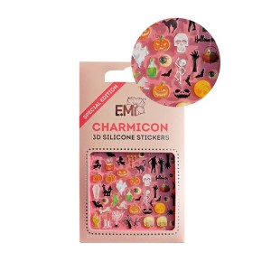 E.Mi Charmicon 3D Silicone Stickers Halloween