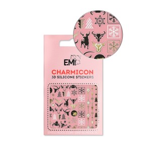 E.Mi Charmicon 3D Silicone Stickers Christmas Decoration 148