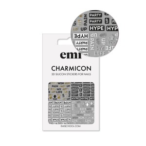 E.Mi Charmicon 3D Silicone Stickers Hype 180