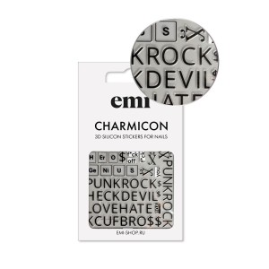 E.Mi Charmicon 3D Silicone Stickers Punk Rock 183