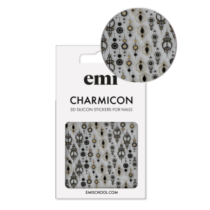 E.Mi Charmicon 3D Silicone Stickers Fancy Patterns 214