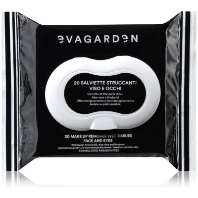 Evagarden Make Up Remover Wet Tissues Face and Eyes